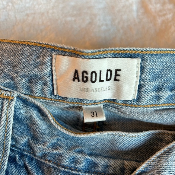 AGOLDE Criss Cross Upsized Jeans in Denim. Women’s size 31 - Picture 12 of 13